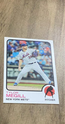 Tylor Megill 2022 Topps Heritage 140 rookie card image front