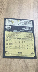 Tylor Megill 2022 Topps Heritage 140 rookie card image rear
