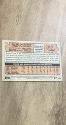 Rafael Marchan 2021 Topps Heritage 718 SP rookie card image rear