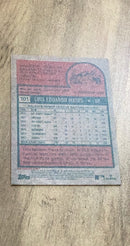 Luis Matos 2024 Topps Heritage 101 rookie card image rear