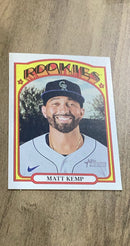 Matt Kemp 2021 Topps Heritage 348 base card image front