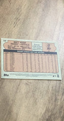 Matt Kemp 2021 Topps Heritage 348 base card image rear
