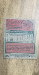 Emerson Hancock 2024 Topps Heritage 320 rookie card image rear
