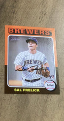 Sal Frelick MLB Milwaukee Brewers 2024 Topps Heritage 451 RC Trading Card Topps