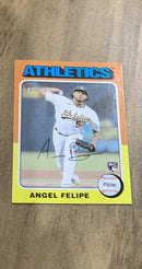 Angel Felipe MLB Oakland Athletics 2024 Topps Heritage 147 RC Trading Card Topps