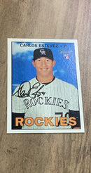 Carlos Estevez MLB Colorado Rockies 2016 Topps Heritage 647 RC Trading Card Topps