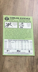Carlos Estevez MLB Colorado Rockies 2016 Topps Heritage 647 RC Trading Card Topps