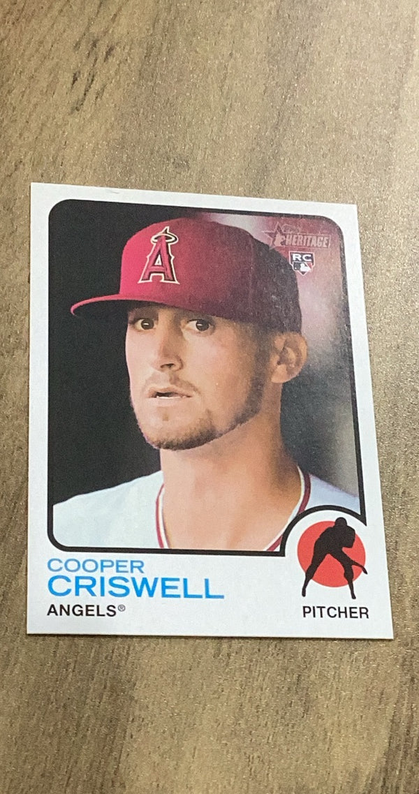 Cooper Criswell 2022 Topps Heritage 594 rookie card image front