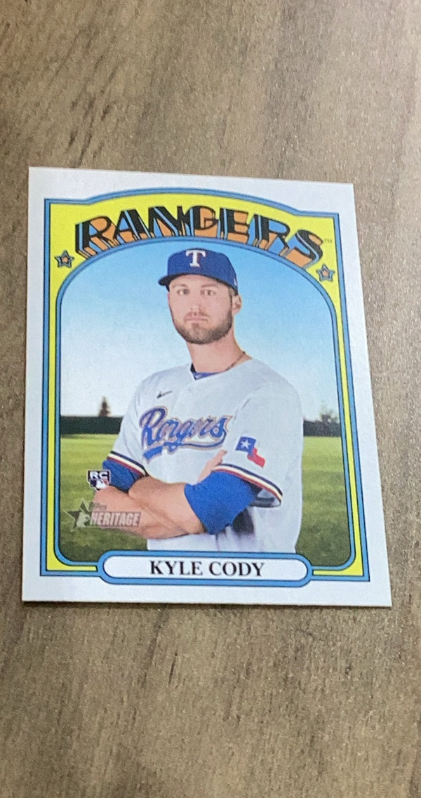 Kyle Cody 2021 Topps Heritage 612 rookie card image front