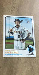 Rodolfo Castro 2022 Topps Heritage 165 rookie card image front