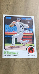 Beau Brieske 2022 Topps Heritage 610 rookie card image front