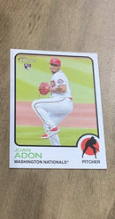 Joan Adon 2022 Topps Heritage 688 rookie card image front