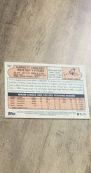 Garrett Crochet 2021 Topps Heritage 537 rookie card image rear