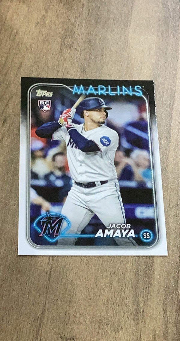 Jacob Amaya 2024 Topps 144 rookie card image front