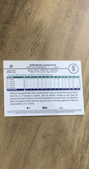 Emerson Hancock 2024 Topps 39 rookie card image rear