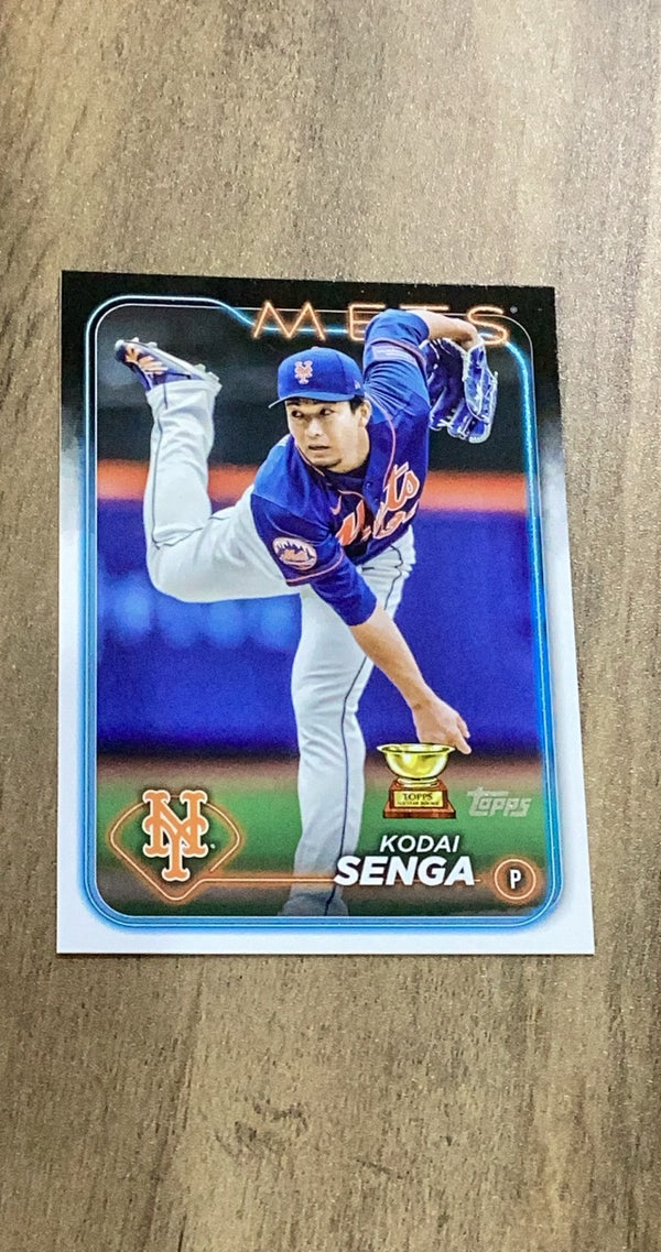 Kodai Senga 2024 Topps 292 RC insert image front