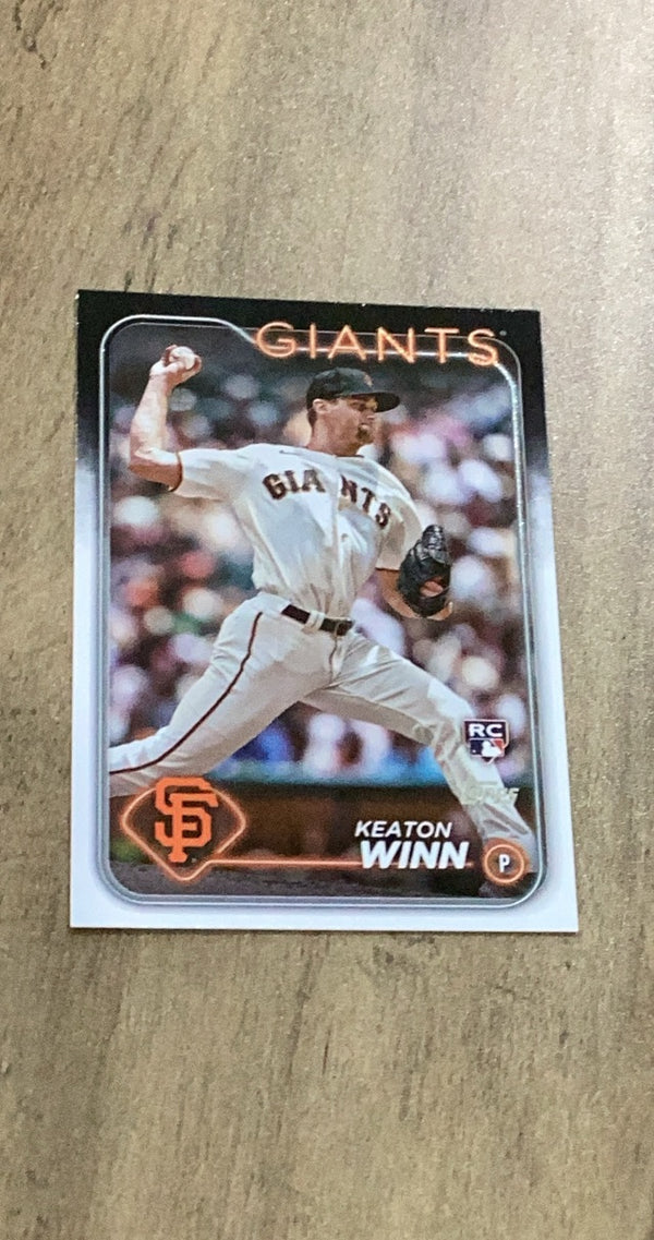 Keaton Winn 2024 Topps 83 rookie card image front