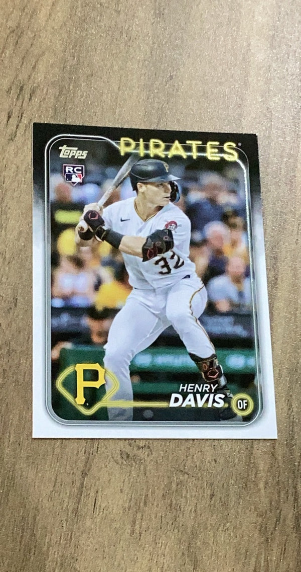 Henry Davis 2024 Topps 295 rookie card image front