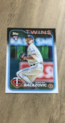 Jordan Balazovic 2024 Topps 263 rookie card image front