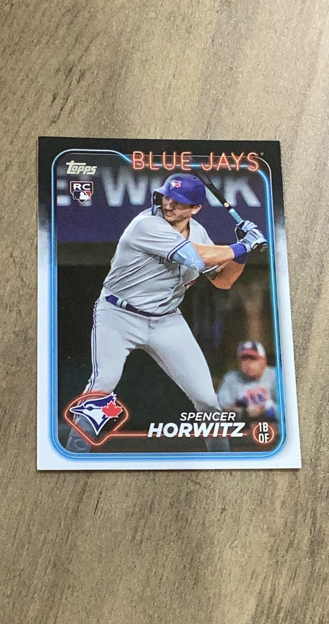 Spencer Horwitz 2024 Topps 172 rookie card image front