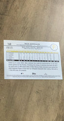 Nick Gonzales 2024 Topps 168 rookie card image rear