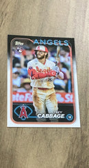 Trey Cabbage 2024 Topps 321 rookie card image front