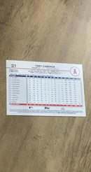 Trey Cabbage 2024 Topps 321 rookie card image rear