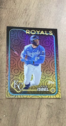 Kyle Isbel 2024 Topps Holiday 525 parallel image front