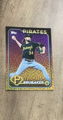 JT Brubaker 2024 Topps Holiday 635 parallel image front