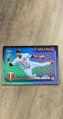 Jorge Polanco 2024 Topps Holiday 67 parallel image front