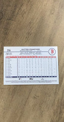 Kutter Crawford 2024 Topps Holiday 316 parallel image rear