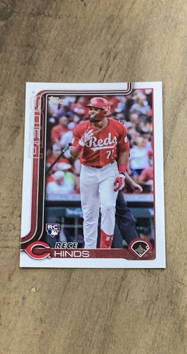 Rece Hinds 2025 Topps 217 rookie card image front
