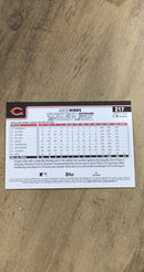 Rece Hinds 2025 Topps 217 rookie card image rear