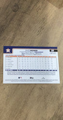 Zach Dezenzo 2025 Topps 89 rookie card image rear