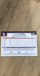 Michael McGreevy 2025 Topps 193 rookie card image rear