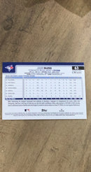 Jake Bloss 2025 Topps 63 rookie card image rear