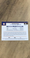 Houston Astros 2025 Topps 76 team card image rear