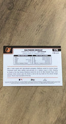 Baltimore Orioles 2025 Topps 170 team card image rear