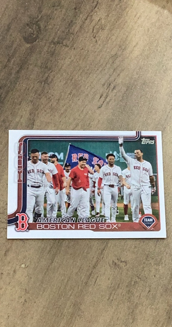 Boston Red Sox 2025 Topps 264 team card image front