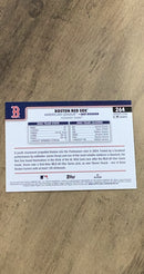 Boston Red Sox 2025 Topps 264 team card image rear