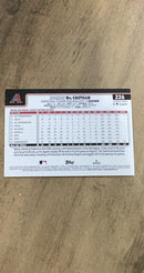 Adrian Del Castillo 2025 Topps 226 rookie card image rear