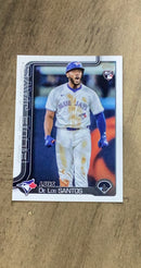 Luis De Los Santos 2025 Topps 13 rookie card image front