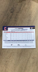 Angel Martinez 2025 Topps 27 rookie card image rear