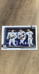 Bronx Bombers II Yankees Trio 2025 Topps 184 trading card image front