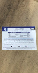 Tampa Bay Rays 2025 Topps Spring Training 294 trading card image rear