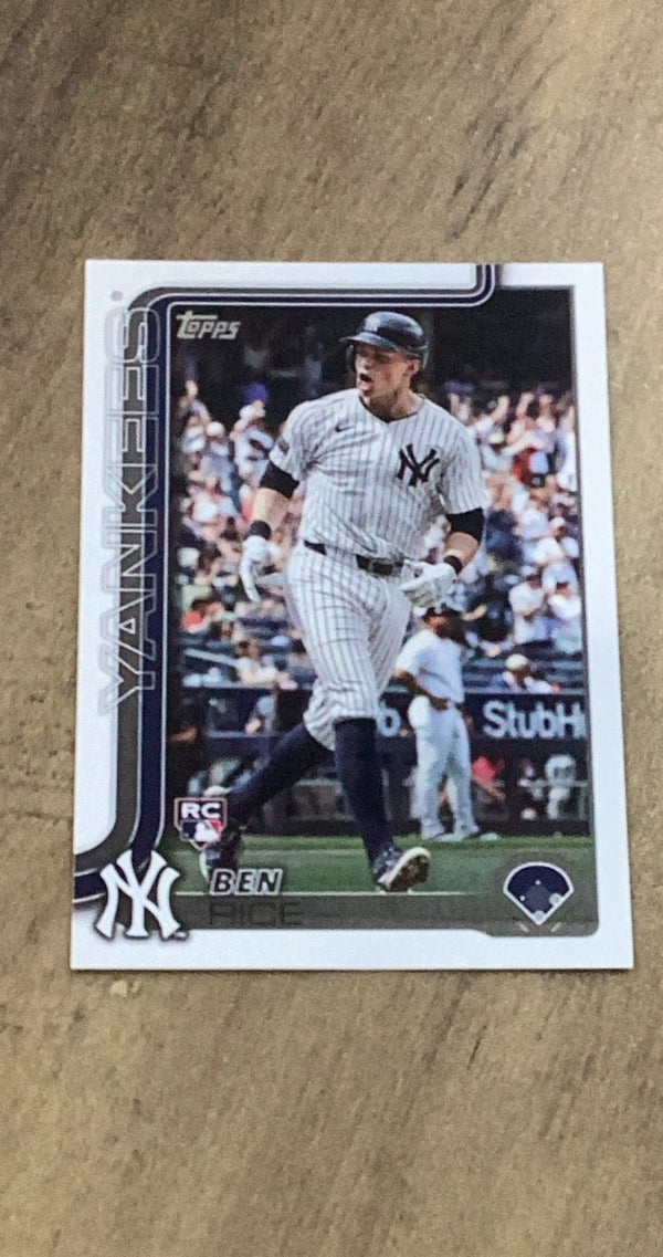Ben Rice 2025 Topps 337 Trading Card image front