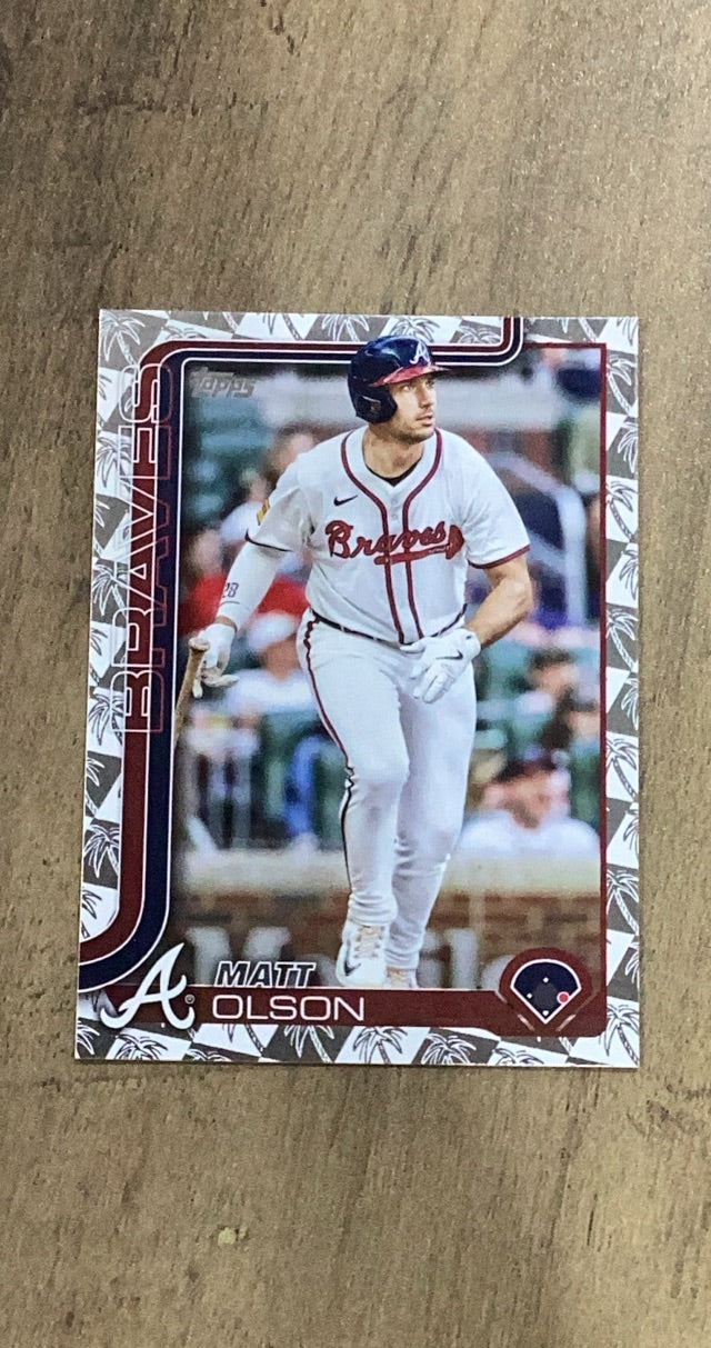Matt Olson 2025 Topps 145 Trading Card image front