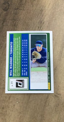 Will Wagner 2025 Donruss 71 Trading Card image rear