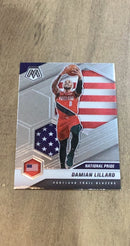 Damian Lillard 2020-21 Panini Mosaic 246 trading card image front