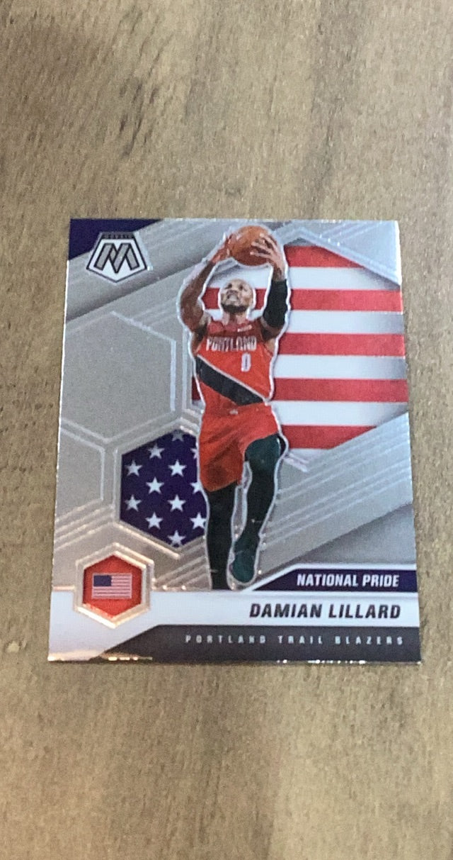 Damian Lillard 2020-21 Panini Mosaic 246 trading card image front
